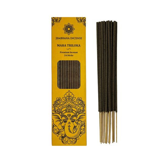 Jembrana Incense Single Stick 22cm - MAHA TRILOKA 24 PCS
