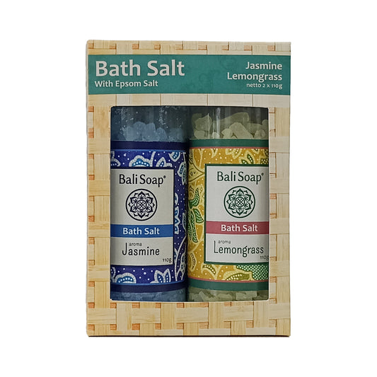SET BATH SALT JASMINE - LEMONGRASS