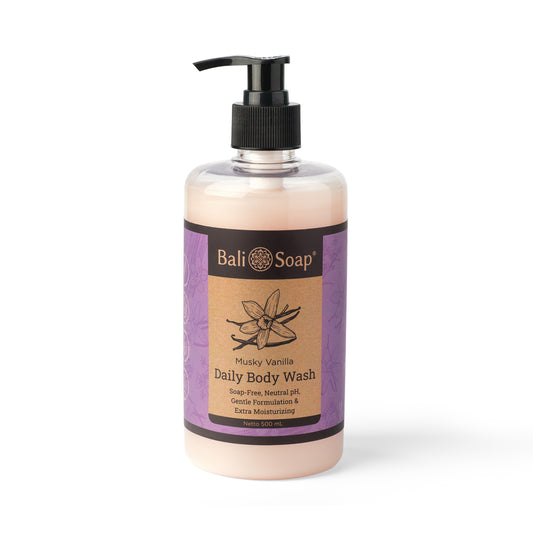 Bali Soap - Musky Vanilla - Daily Body Wash 500ml